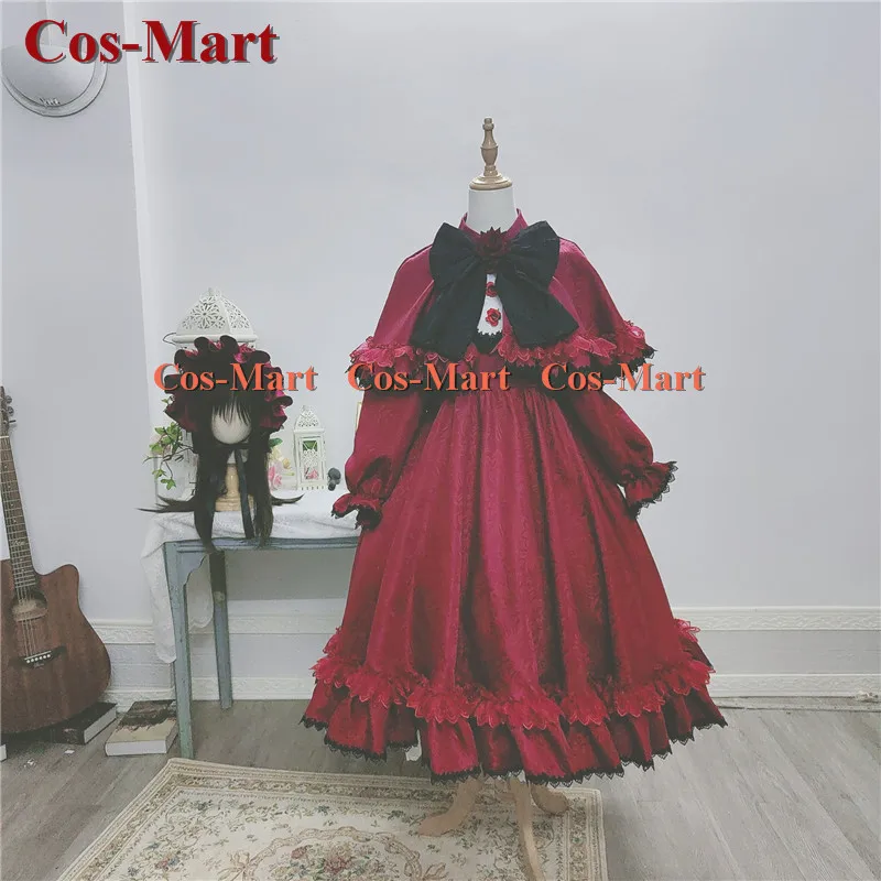 

Cos-Mart Anime Rozen Maiden Reiner Rubin Cosplay Costume Gorgeous Sweet Red Dress Activity Party Role Play Clothing Custom-Make