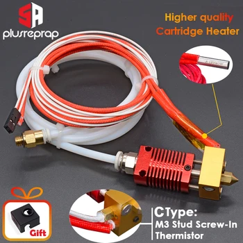 1.75mm J-head Hotend kit Aluminum Heat Block with Heater Thermistor For 3D Printer Ender-3/CR-10/CR-10S With 0.4mm Nozzle Part
1.75mm J-head Hotend kit Aluminum Heat Block with Heater Thermistor For 3D Printer Ender-3/CR-10/CR-10S With 0.4mm Nozzle Part