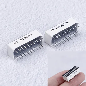 2Pcs 10 Segment Full Color Red Yellow Green Blue Integrated Circuits LED Bargraph Light Display Module Ultra Bright 
2Pcs 10 Segment Full Color Red Yellow Green Blue Integrated Circuits LED Bargraph Light Display Module Ultra Bright