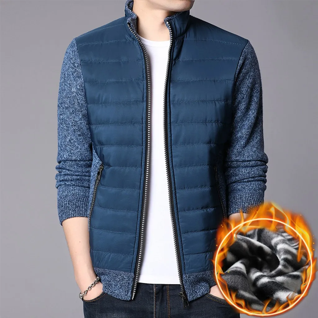 Men's Casual Patwork Knit Trench Coat Jacket Cardigan Long Sleeve Outwear Blouse autumn and winter cardigan cardiganjacket Coat
Men's Casual Patwork Knit Trench Coat Jacket Cardigan Long Sleeve Outwear Blouse autumn and winter cardigan cardiganjacket Coat