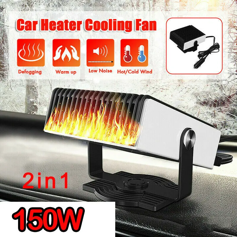 12V 150W Portable Electric Car Heater DC Heating Fan Defogger Camper Van Defroster Demister
12V 150W Portable Electric Car Heater DC Heating Fan Defogger Camper Van Defroster Demister