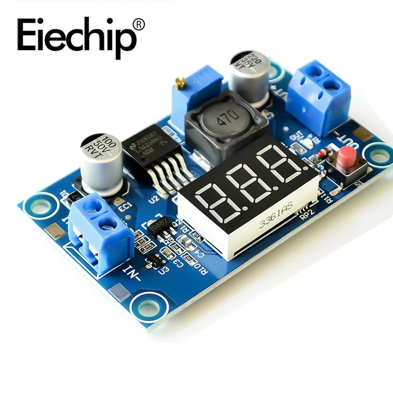 3A LM2596s DC to DC step-down module for DIY adjustable regulated power supply 3.3V 5V 12V 24V with voltmeter digital display
3A LM2596s DC to DC step-down module for DIY adjustable regulated power supply 3.3V 5V 12V 24V with voltmeter digital display