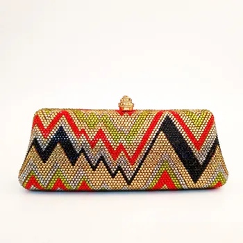 Multi-Colored Full Crystal Clutch Purse Evening Bags Clutches Best Designer Women Mini Party Prom Chain Handbags Shoulder Bags
Multi-Colored Full Crystal Clutch Purse Evening Bags Clutches Best Designer Women Mini Party Prom Chain Handbags Shoulder Bags