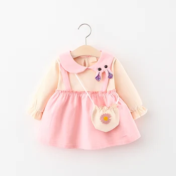 Baby Girl Autumn Long Sleeve Dress 6-24M Kids Girls Cartoon Bunny Ear Clothes 2Pcs Color Patchwork Dresses with Bag
Baby Girl Autumn Long Sleeve Dress 6-24M Kids Girls Cartoon Bunny Ear Clothes 2Pcs Color Patchwork Dresses with Bag