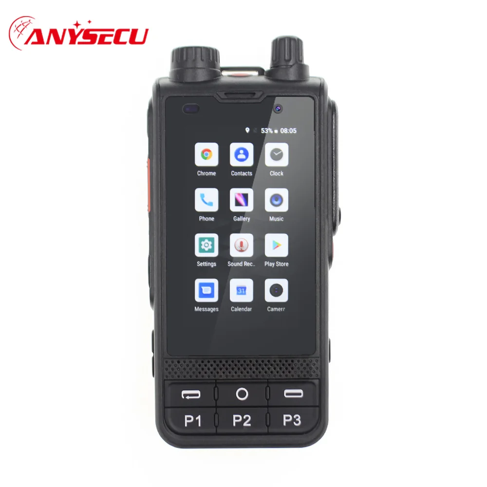 ANYSECU 4G Network Radio Android 8.1 Unlock LTE/WCDMA/GSM POC 4200mAh Walkie Talkie Work with Real PTT Zello | Мобильные телефоны и