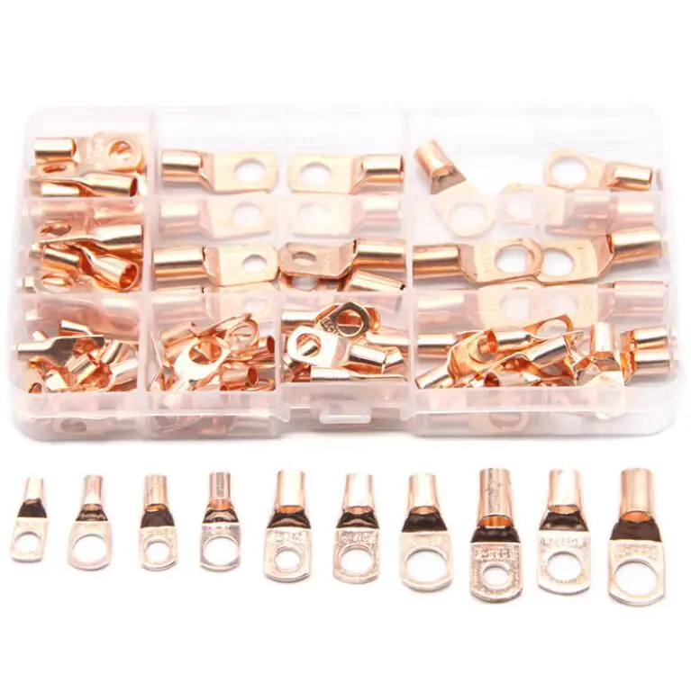 100PCS Assortment Electrical Wire Soldered Terminals SC Tinned Copper Lug Ring Wire Crimp Connectors Kit
100PCS Assortment Electrical Wire Soldered Terminals SC Tinned Copper Lug Ring Wire Crimp Connectors Kit