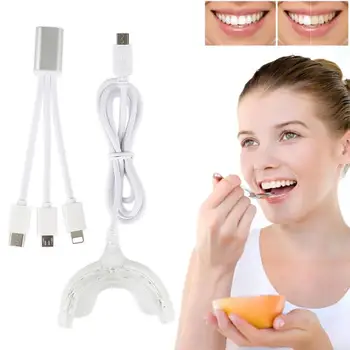 Portable Smart LED Teeth Whitening Device USB PortsCold LED Light Lamp Care Bleaching Teeth Accelerator Dental Instrument TSLM1 
Portable Smart LED Teeth Whitening Device USB PortsCold LED Light Lamp Care Bleaching Teeth Accelerator Dental Instrument TSLM1