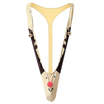 

Sexy Gag Gift Reindeer Mankini Men Thong Underwear With Bells fashion Leisure Sexy 2020 new trend cozy