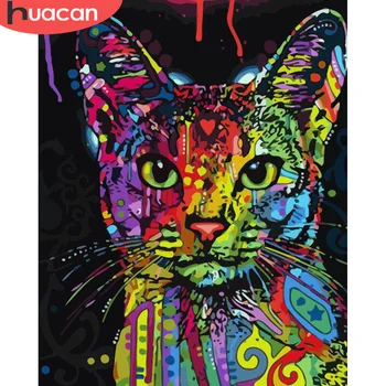 HUACAN Oil Painting By Numbers Animal DIY Hand Painted Acrylic Coloring By Numbers Cat Canvas Decoration Art Gift
HUACAN Oil Painting By Numbers Animal DIY Hand Painted Acrylic Coloring By Numbers Cat Canvas Decoration Art Gift