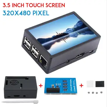 For Raspberry pie 3B+/3B shell can be installed with fan 3.5 inch touch screen + ABS protective shell case
For Raspberry pie 3B+/3B shell can be installed with fan 3.5 inch touch screen + ABS protective shell case