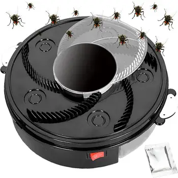 Automatic Electric Flies Luring Trap Device Mute Rotating Pest Bait Fly Catcher
Automatic Electric Flies Luring Trap Device Mute Rotating Pest Bait Fly Catcher