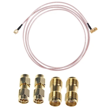 5 Pcs Coaxial Connector: 1 Pcs SMA Male to SMA Right Angle Male Cable & 4 Pcs SMA Male/Female to SMA Male/Female Plug 
5 Pcs Coaxial Connector: 1 Pcs SMA Male to SMA Right Angle Male Cable & 4 Pcs SMA Male/Female to SMA Male/Female Plug
