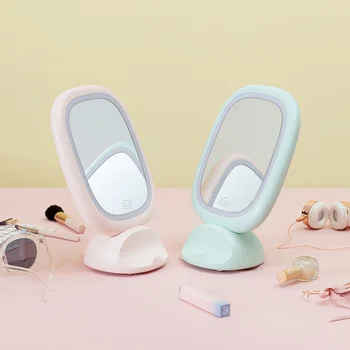 LED Makeup Mirror With Light Desktop Rechargeable Fill Mirror Large Wall-Mounted Mirror Portable Princess Beauty Mirror 
LED Makeup Mirror With Light Desktop Rechargeable Fill Mirror Large Wall-Mounted Mirror Portable Princess Beauty Mirror