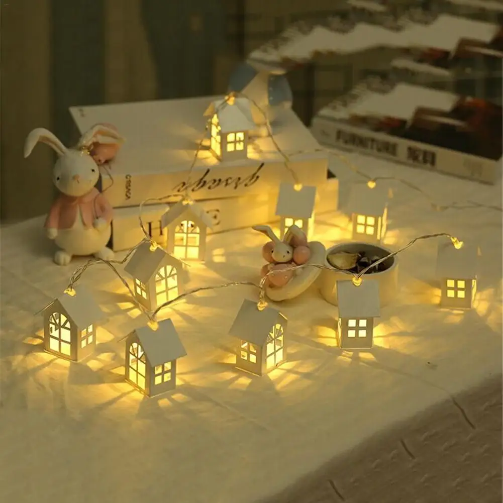 2m 10pc LED Lamp String Wooden Illuminate Christmas Tree House Fairy Led String 2020 New Year Christmas Decorations For Home
2m 10pc LED Lamp String Wooden Illuminate Christmas Tree House Fairy Led String 2020 New Year Christmas Decorations For Home