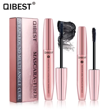 Qibest 4D Silk Fiber Eyelash Mascara Waterproof Long Lasting Lash Black Mascara Long Eyelashes Extension Eyelash Growth Liquid
Qibest 4D Silk Fiber Eyelash Mascara Waterproof Long Lasting Lash Black Mascara Long Eyelashes Extension Eyelash Growth Liquid