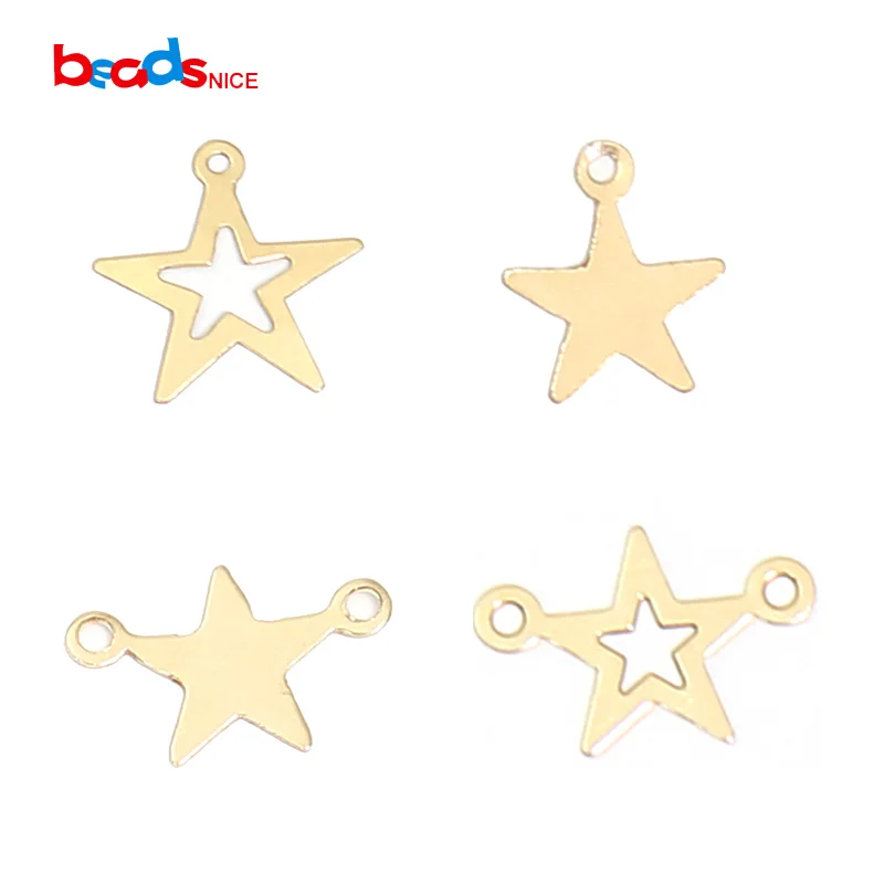

Beadsnice ID39954smt2 Gold Filled Star Charm Pendant for Necklace Jewelry Making Jewellery Component Wholesale Supply