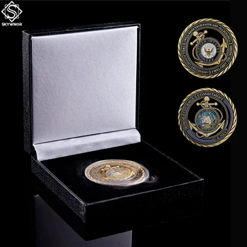 USA Challenge Coin Military US Navy Emblem Core Copper Hollow Coin Medal of Courage Commitment Collectible Coin W/ Box
USA Challenge Coin Military US Navy Emblem Core Copper Hollow Coin Medal of Courage Commitment Collectible Coin W/ Box