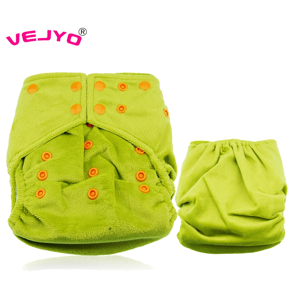 1PC Double Row Colored Snap Baby Minky Pocket Reusable Diapers Cover Washable Cloth Nappies with 2 Inserts Suit 0 to 2 Years
1PC Double Row Colored Snap Baby Minky Pocket Reusable Diapers Cover Washable Cloth Nappies with 2 Inserts Suit 0 to 2 Years
