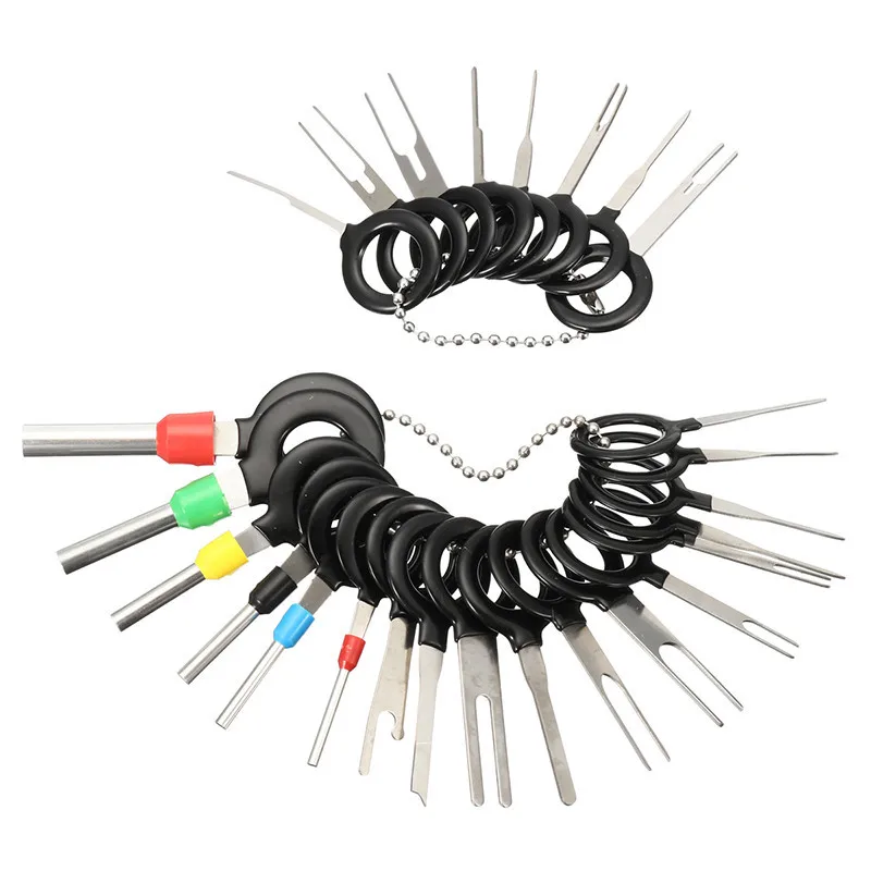 36Pcs New Car Terminal Removal Electrical Wiring Crimp Connector Pin Extractor Kit Automobiles Terminal Repair Hand Tools
36Pcs New Car Terminal Removal Electrical Wiring Crimp Connector Pin Extractor Kit Automobiles Terminal Repair Hand Tools