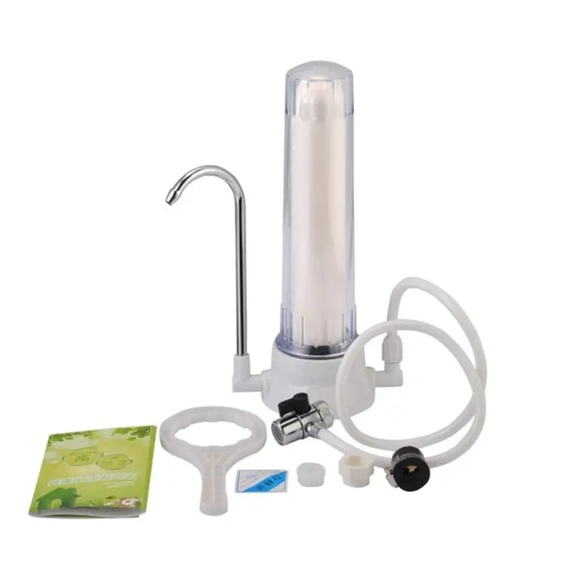 Desktop single-stage W ater Purifier Kitchen Faucet Water Filtration System Washable Ceramic Percolator Tap Counter Top
Desktop single-stage W ater Purifier Kitchen Faucet Water Filtration System Washable Ceramic Percolator Tap Counter Top