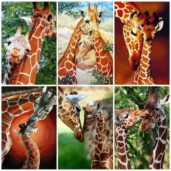 AZQSD Unframe Paint By Numbers On Canvas Giraffe Picture Unique Gift Drawing By Numbers Set Animal DIY Home Decoration
AZQSD Unframe Paint By Numbers On Canvas Giraffe Picture Unique Gift Drawing By Numbers Set Animal DIY Home Decoration