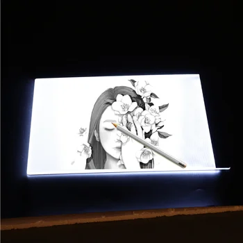 A4 LED Artist Thin Art Stencil Board Light Box Tracing Drawing Board with US Adapter
A4 LED Artist Thin Art Stencil Board Light Box Tracing Drawing Board with US Adapter