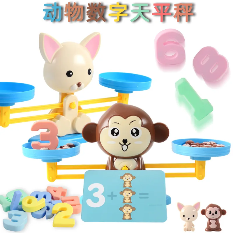Children Early Childhood Educational ENLIGHTEN Monkey Balance Science with Numbers Addition And Subtraction Balance Tabletop Gam
Children Early Childhood Educational ENLIGHTEN Monkey Balance Science with Numbers Addition And Subtraction Balance Tabletop Gam