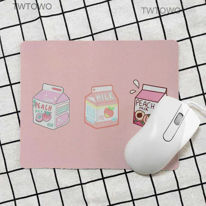 Milk Pink Peach Kawaii Gaming Mouse Pad Small Player For Playing | Компьютеры и офис