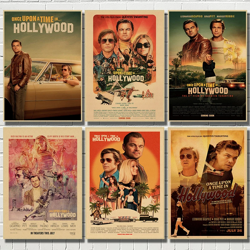 2019 Новый постер фильма Once Upon a Time in Hollywood Ретро художественные принты винтажные