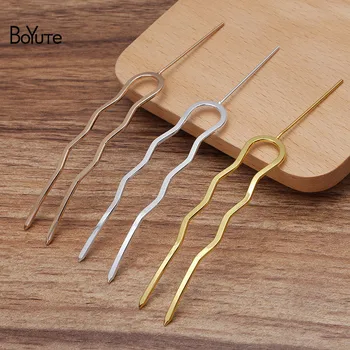 BoYuTe (5 Pieces/Lot) 70*12MM Metal Brass U Shape Hair Fork Hairpins with 35*1MM Pin Diy Handmade Hair Accessories Wholesale 
BoYuTe (5 Pieces/Lot) 70*12MM Metal Brass U Shape Hair Fork Hairpins with 35*1MM Pin Diy Handmade Hair Accessories Wholesale