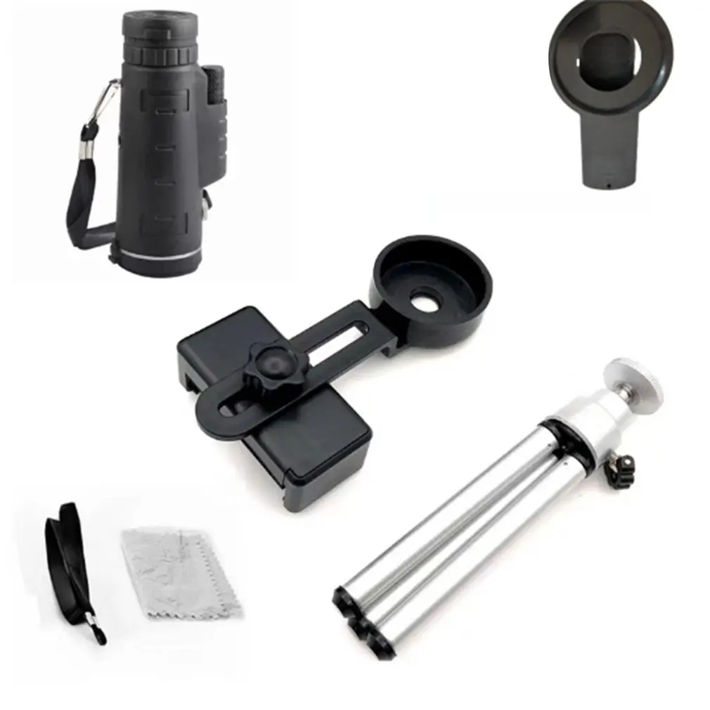 Lens for phone 40X60 Zoom for Smartphone Monocular Telescope Scope Camera Camping Hiking with Compass Phone Clip Tripod 
Lens for phone 40X60 Zoom for Smartphone Monocular Telescope Scope Camera Camping Hiking with Compass Phone Clip Tripod