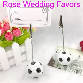 (10pcs/Lot)FREE SHIPPING+Sports Collection Soccer Design Place Card Holder Name Card Clip Party Decoration Favors 
(10pcs/Lot)FREE SHIPPING+Sports Collection Soccer Design Place Card Holder Name Card Clip Party Decoration Favors