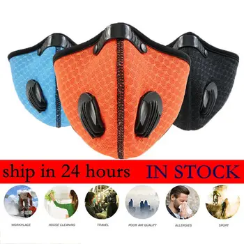 1Pcs Activated Carbon Breathable Bicycle Mask Cycling Face Mask Filter PM2.5 Anit-fog Dust-proof Outdoor Mask Face Shield
1Pcs Activated Carbon Breathable Bicycle Mask Cycling Face Mask Filter PM2.5 Anit-fog Dust-proof Outdoor Mask Face Shield