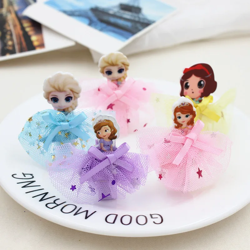 1 pair Cartoon Princess Bowknot Duckbill Clip Star Sequin Chiffon Hair Clip for Child Girl Colorful Barrettes Hair Accessories
1 pair Cartoon Princess Bowknot Duckbill Clip Star Sequin Chiffon Hair Clip for Child Girl Colorful Barrettes Hair Accessories