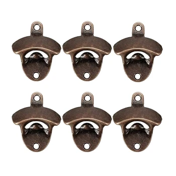 6 Pack Bottle Opener Wall Mounted Rustic Beer Opener Set Vintage Look with Mounting Screws for Kitchen Cafe Bars
6 Pack Bottle Opener Wall Mounted Rustic Beer Opener Set Vintage Look with Mounting Screws for Kitchen Cafe Bars