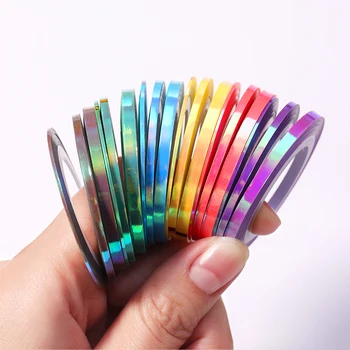 3 Rolls Colorful Glitter Nail Striping Line Tape Adhensive Sticker Set Nail Art Decorations DIY Tips For Polish Gel Manicuring
3 Rolls Colorful Glitter Nail Striping Line Tape Adhensive Sticker Set Nail Art Decorations DIY Tips For Polish Gel Manicuring