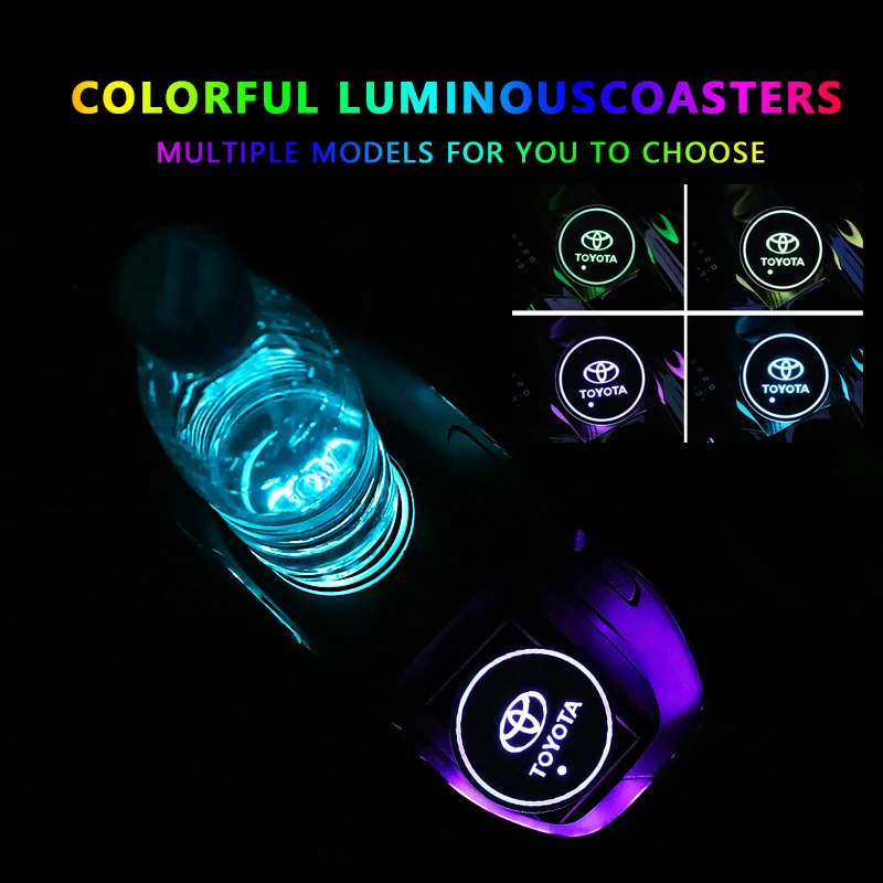 2pcs Car Led Cup Light Mat Car Badge Lamp Pad for Toyotas Corolla Yaris Rav4 Avensis Auris Camry C-hr 86 Prius Car Accessories
2pcs Car Led Cup Light Mat Car Badge Lamp Pad for Toyotas Corolla Yaris Rav4 Avensis Auris Camry C-hr 86 Prius Car Accessories