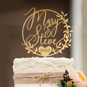 Custom names&date Rustic Wedding Cake Topper, Bride and Groom Wedding Cake Topper, Personalized Wedding Party Cake Topper
Custom names&date Rustic Wedding Cake Topper, Bride and Groom Wedding Cake Topper, Personalized Wedding Party Cake Topper
