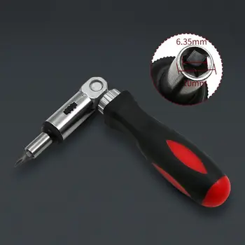 0-180 Degree Multifunction Ratchet Screwdriver 1/4 Inch Inside Hexagon Interface Adjustable Angles Screwdriver
0-180 Degree Multifunction Ratchet Screwdriver 1/4 Inch Inside Hexagon Interface Adjustable Angles Screwdriver