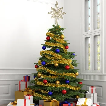 Anise Star Tree Topper Golden Star Christmas Holiday Tree Topper Iron Star Festival Treetop Decor for Home Party (Golden, 16x30c
Anise Star Tree Topper Golden Star Christmas Holiday Tree Topper Iron Star Festival Treetop Decor for Home Party (Golden, 16x30c