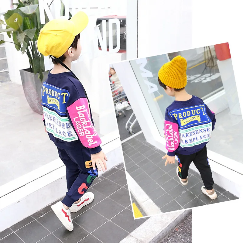 BOY'S Spring Clothing Boy Spring And Autumn Two-Piece 2019 Korean-style Spring New Products Children Sports Set
BOY'S Spring Clothing Boy Spring And Autumn Two-Piece 2019 Korean-style Spring New Products Children Sports Set