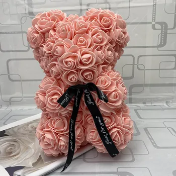 Dropshipping Teddy Bear Rose Flower 25cm Artificial Soap Foam Bear of Roses New Year Gifts for Women Valentines Gift Wedding
Dropshipping Teddy Bear Rose Flower 25cm Artificial Soap Foam Bear of Roses New Year Gifts for Women Valentines Gift Wedding