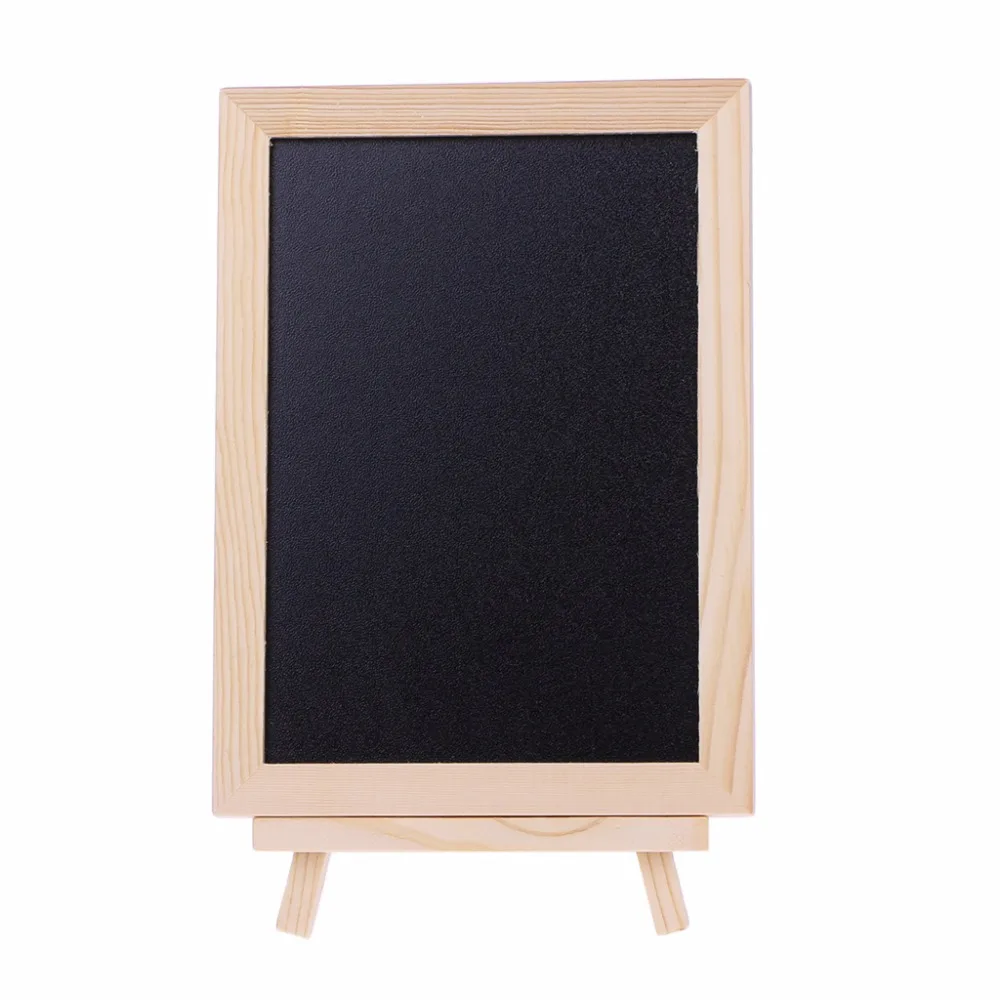 New 18x13cm Wood Tabletop Chalkboard Double Sided Blackboard Message Board Children Kids Writing Black Boards Toy
New 18x13cm Wood Tabletop Chalkboard Double Sided Blackboard Message Board Children Kids Writing Black Boards Toy