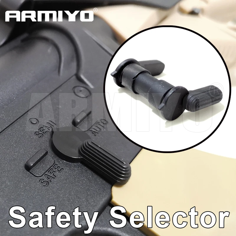 Armiyo Tactical Carbon Steel .223/5.56 Dual Lever Forward Auxiliary Button Safety Selector Hunting Accessories
Armiyo Tactical Carbon Steel .223/5.56 Dual Lever Forward Auxiliary Button Safety Selector Hunting Accessories
