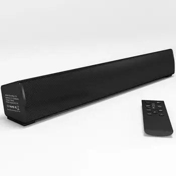 Computer Speaker Bluetooth 5.0 Soundbar Wired Sound Bar Stereo USB Powered Speaker for PC Tablets Desktop Cellphone Laptop
Computer Speaker Bluetooth 5.0 Soundbar Wired Sound Bar Stereo USB Powered Speaker for PC Tablets Desktop Cellphone Laptop