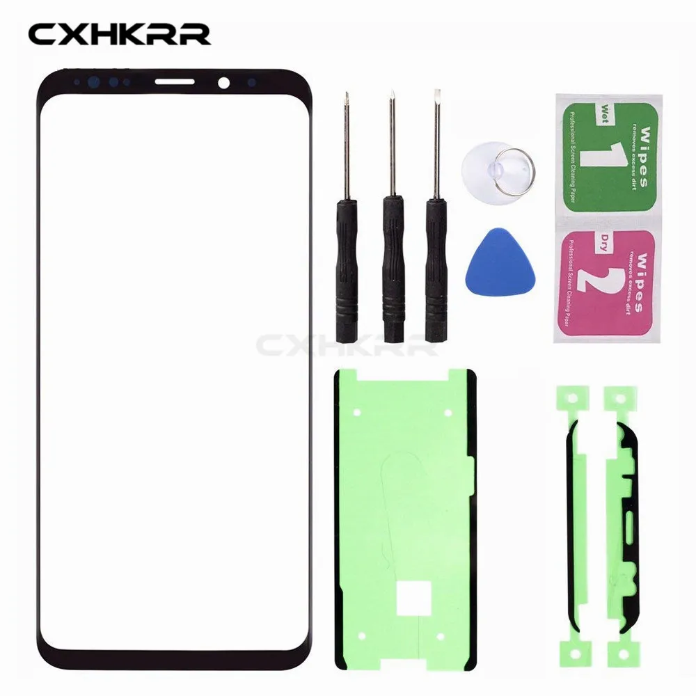 Original Front Glass Lens Touch Screen LCD Outer Panel for Samsung S6 S8 S8+ S9 S7 Edge Note 8 Note 9 with Tools Frame Adhesive
Original Front Glass Lens Touch Screen LCD Outer Panel for Samsung S6 S8 S8+ S9 S7 Edge Note 8 Note 9 with Tools Frame Adhesive