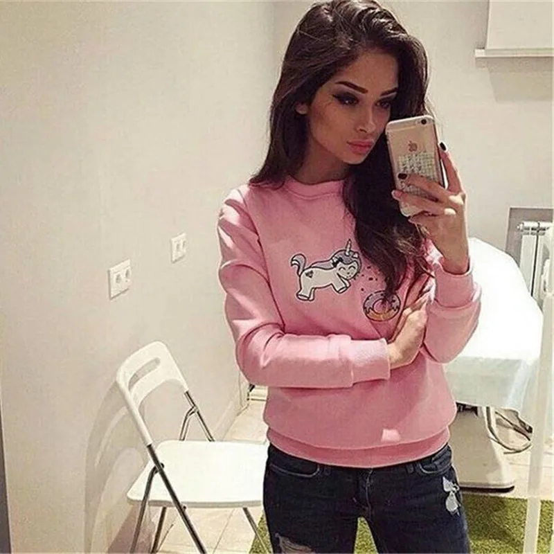 TAOVK new fashion women sweatshirt cartoon pattern round neck long-sleeved sweatshirt
TAOVK new fashion women sweatshirt cartoon pattern round neck long-sleeved sweatshirt