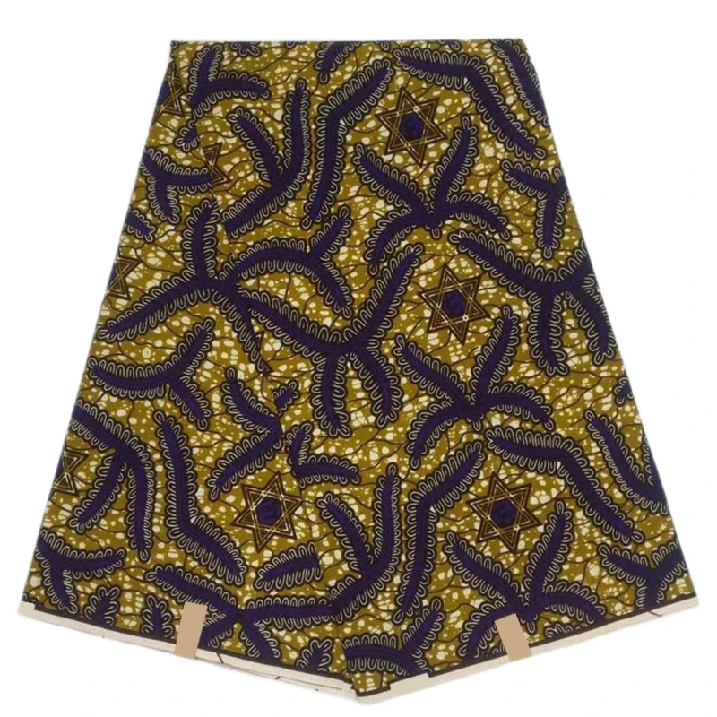100%High Quality Sewing Material Nigerian Style Printed Cotton Fabric Veritable African Wax Prints Fabric 6Yards VL12-88
100%High Quality Sewing Material Nigerian Style Printed Cotton Fabric Veritable African Wax Prints Fabric 6Yards VL12-88