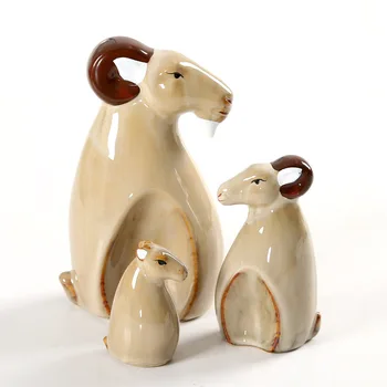 Three pieces Goat Sheep Ceramic Model Animal Figurines Home Decoration Accessories Vintage Art & Crafts Ornament BS
Three pieces Goat Sheep Ceramic Model Animal Figurines Home Decoration Accessories Vintage Art & Crafts Ornament BS
