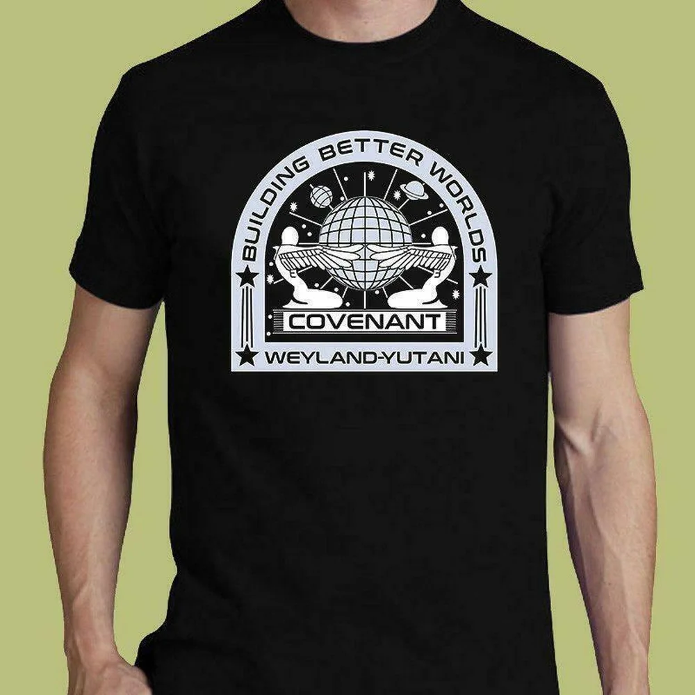 NEW USCSS COVENANT ALIEN WEYLAND YUTANI TEE T-SHIRT USA SIZE EM1 Cotton Harajuku Funny Tee Shirt
NEW USCSS COVENANT ALIEN WEYLAND YUTANI TEE T-SHIRT USA SIZE EM1 Cotton Harajuku Funny Tee Shirt